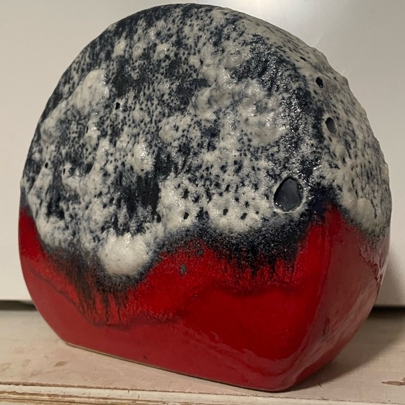 Deumler & Breiden Ceramic "RELIEF" Vase 22/15 German pottery - Picture 4 of 5